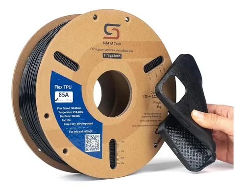 Filamento Tpu De Siraya Tech Flex – Costa 85a, Iso, Alta Fle