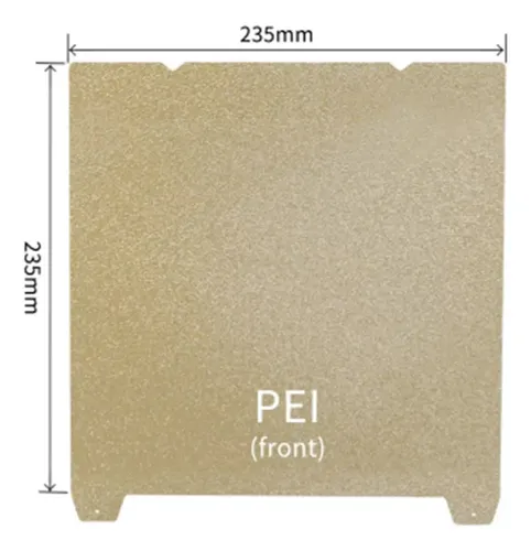 Placa De Construcción Pei Para Cama Térmica K1 Spring Steel
