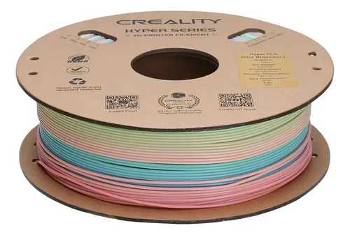 Filamento Hyper Pla Rainbow Spring Lake Creality 1 Kg 1.75mm Multicolor