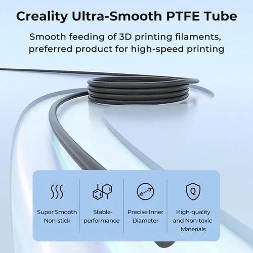 Tubo Ptfe Ultra Suave Creality 2m 2mm Id Para Filamento