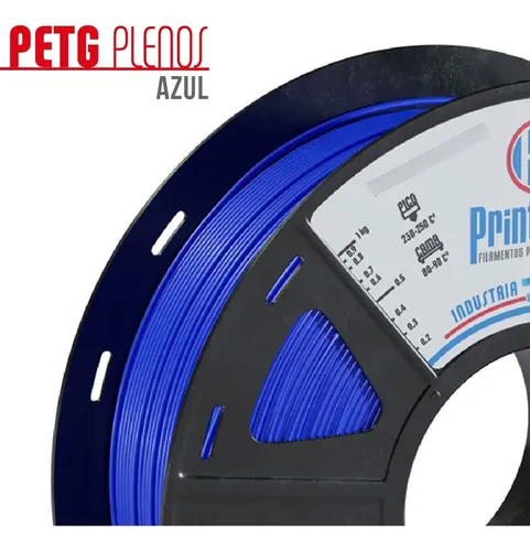 Filamento Para Impresoras 3d Petg X 1kg Full :: Printalot Color Azul Ø 1,75 mm