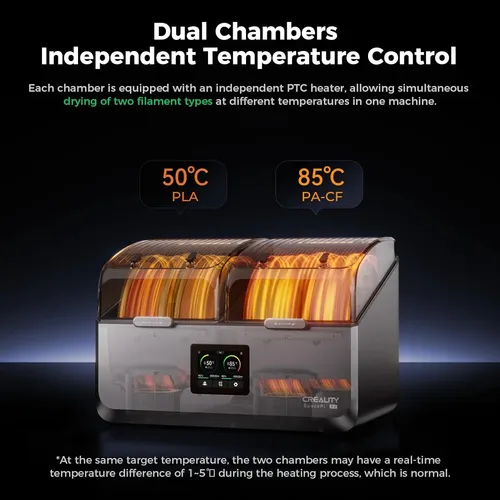 Secador De Filamentos Creality Spacepi X4 De 85 Grados