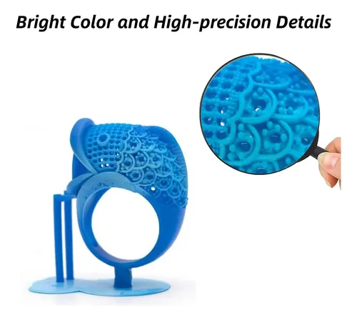 Resina Para Impresión 3d Fundible Azul 405nm 1kg