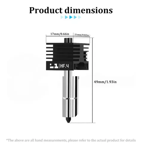 Boquilla Hotend Para X2d De 0,4 Mm De Alto
