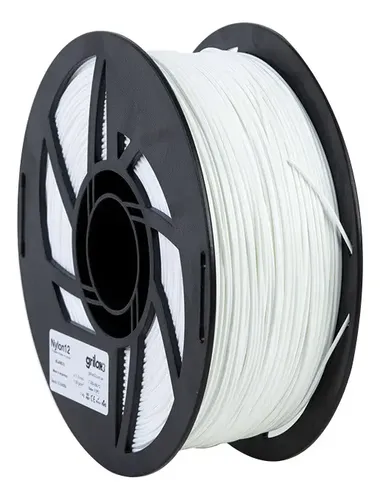 Filamento 3D Grilon3 Nylon 12 de 1.75mm y 1kg blanco