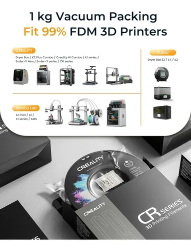 Filamento Petg 3d Negro 1 75mm 1kg Alta Precisión