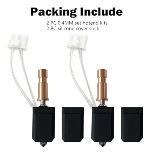 Impresión Del Kit Hot End De Cerámica De 2 X 0,4 Mm Para Kob