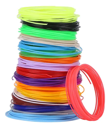 Recambios Pcl De Filamento 3d De 20 Colores De 1,75 Mm Para