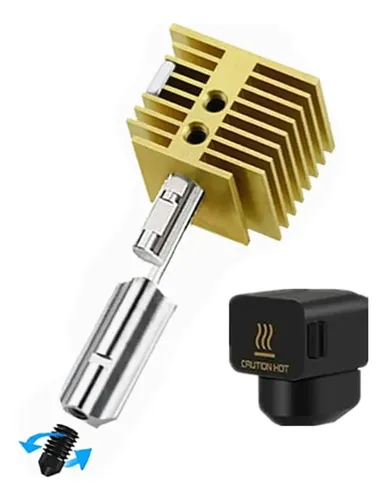 Kit Hotend Bronce Con Boquilla Acero 0 6mm Para Impresora 3d