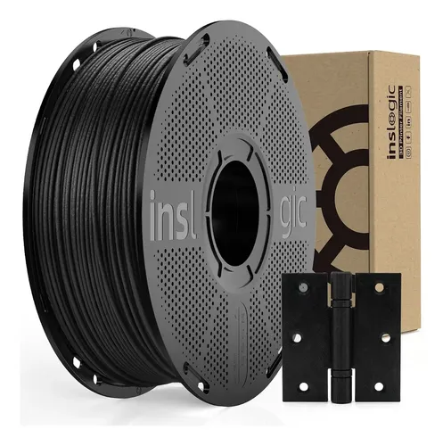 Filamento Pla Fibra Carbono Negro 1 75mm 1kg Resistente Negr