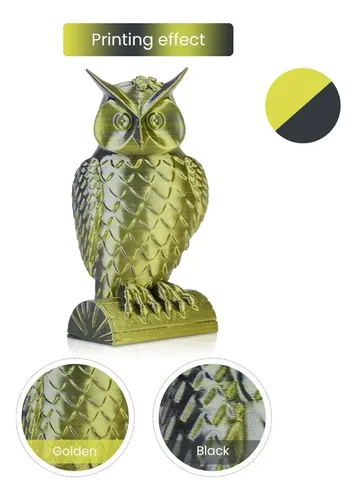 Filamento Silk Pla+ Jayo 1.1kg Doble Color, Brillante Y -cn