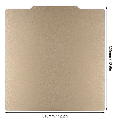 Cama De Impresión Pei Texturizada De Doble Cara De 320 X 310