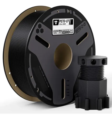 Filamento Petg De Fibra De Carbono Elegoo, 1,75 Mm, Negro, 1