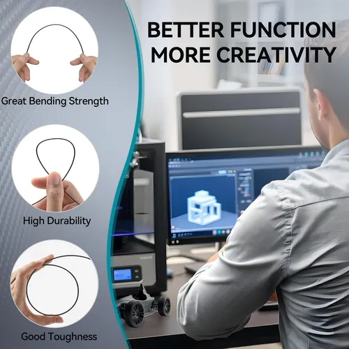 Filamento De Impresora 3d Petg-cf De Fibra De Carbono Sunlu