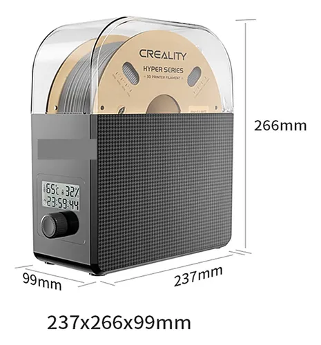 Secador De Filamento Creality 2.0 Con Calentamiento De Aire L