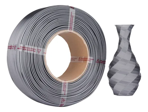 Filamento De Petg Gris Y Negro De 1,75 Mm Para Impresora 3d,