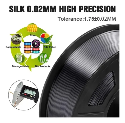 Filamento Petg +1.75 Mm, Precisión Dimensional +/-0.02mm -cn