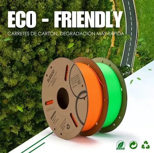 Filamento Pla Elegoo 1 Kg 1.75mm Impresora 3d No Enredos Color Azul Cielo