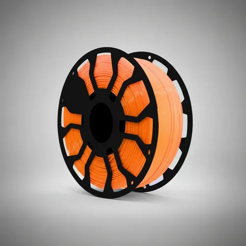 Filamento Hellbot V2 Ecofila Pla Lock 1kg Color Naranja Flúo