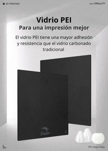 Cama Vidrio Pei Creality 235×235
