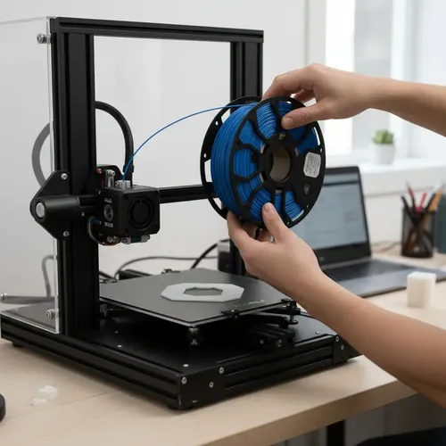 Filamento 3d Hellbot Ecofila De 1.75mm Y 1kg Cobalto