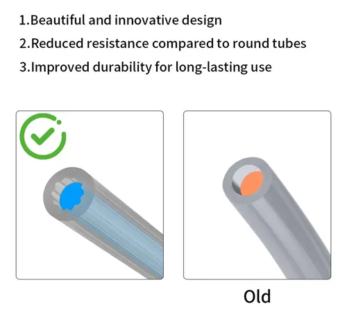 Tubo De Ptfe En Forma De Estrella De 4 Mm De Diámetro Exter As Shown