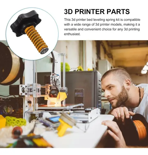 Kit 4 Resortes Nivelador Cama Impresora 3d Aluminio