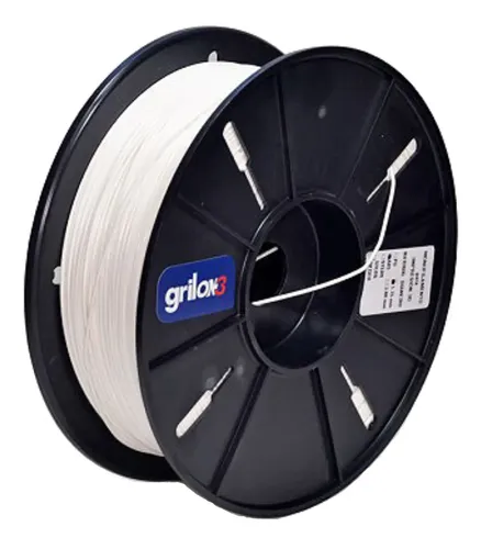 Filamento 3D ABS 1.75mm 1kg Blanco Grilon3 para Impresora 3D