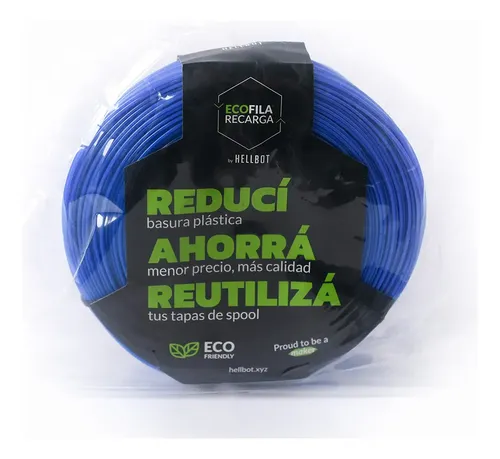 Filamento Pla Ecofila Impresión 3d 1,75mm 1kg Recarga