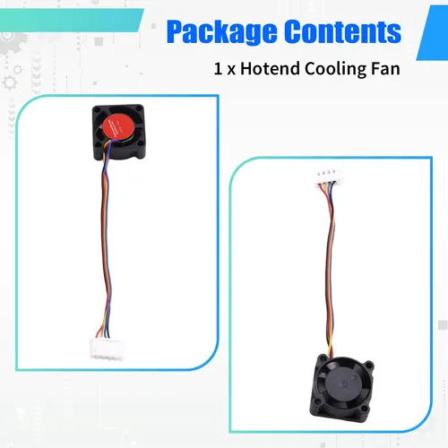 Ventilador De Refrigeración Hotend Con Cable, Ventilador De