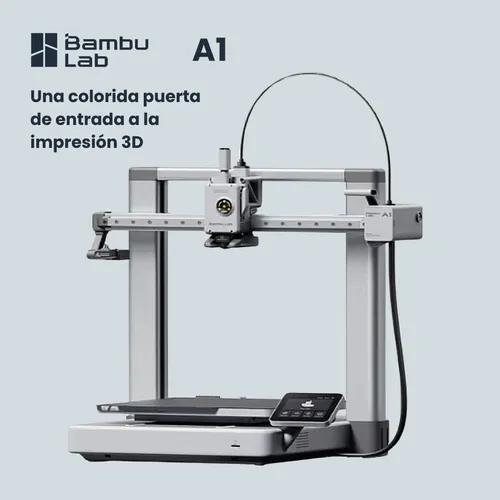 Impresora 3D Bambu Lab A1 con Pack de 5 Kg de Filamentos PLA Lite