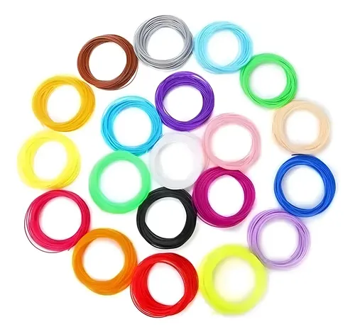Filamento Para Lapiz 3d Pla Colores Surtidos X200 Metros