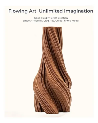 Filamento Pla De Madera Amarillo 200g For Impresora 3d 1.75
