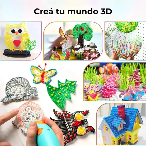 Repuesto Filamento Lápiz 3d X 200mts – 20 Colores Surtidos Multicolor