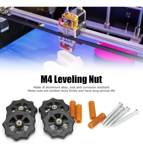 Kit Nivelador 3d Aluminio Con Resortes Para Cama Caliente