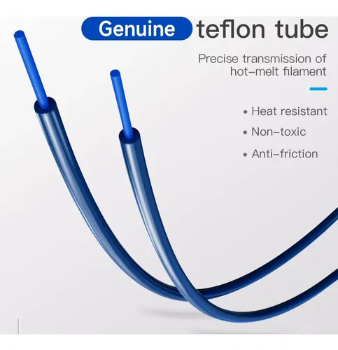 Tubo Bowden Capricornio Creality 2m Ptfe Para Filamento