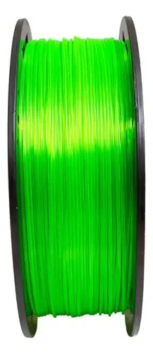 Filamento Petg Translucido Verde Neon 1kg