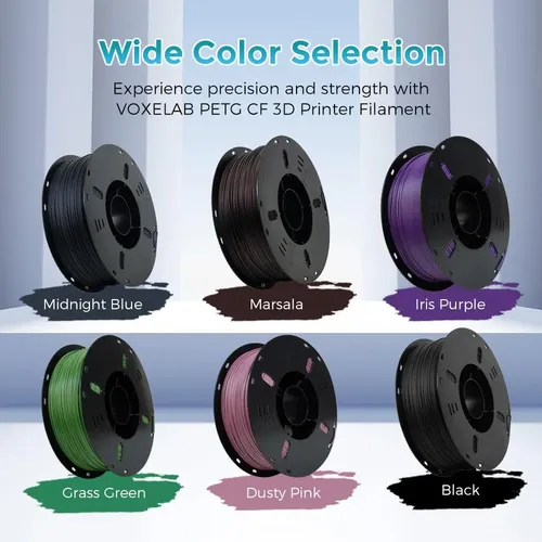 Filamento Para Impresora 3d Voxelab De Fibra De Carbono Petg