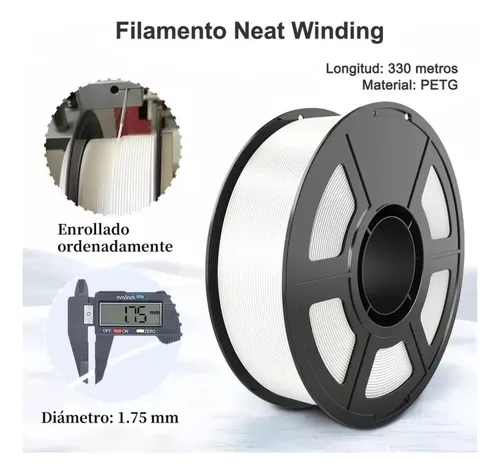 Material De Impresora De Filamento Petg, Impresión 3d, 1 Kg,