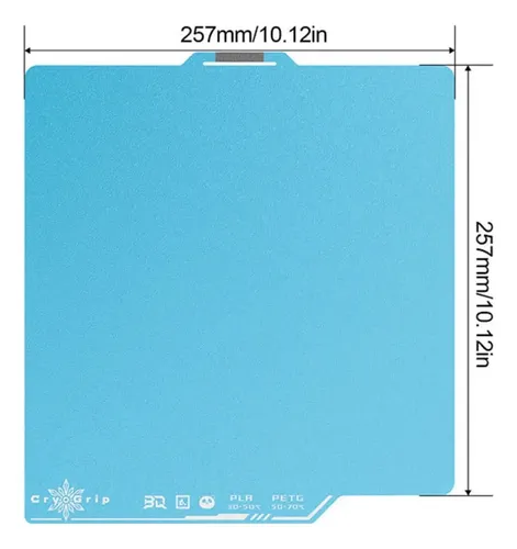 Placa De Impresión Biqu Panda Cryogrip Pro Frostbite 257mm