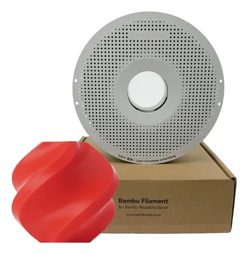 Filamento PLA Bambu Lab Basic de 1.75 mm para Impresión 3D, Rojo