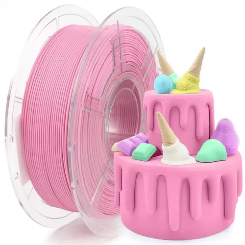 Filamento De Impresora 3d Pla Rosa Mate Ianmate, Filamento P