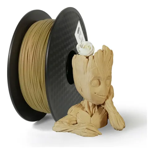 Filamento Pla Madera 1.75mm Para Impresora 3d