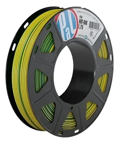 Filamento Pla Art Due 1.75mm Printalot – 250gr -impresion 3d Color Amarillo Verde