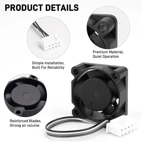 2pcs Ventilador Hotend Para Bambu Lab A1 A1 Mini