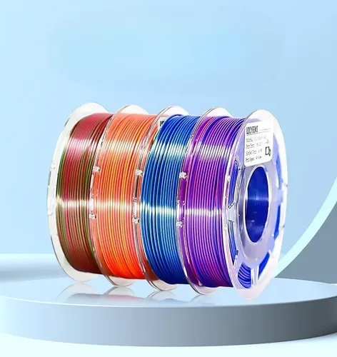 Filamento Pla Para Impresora 3d Doble Color Seda 1kg