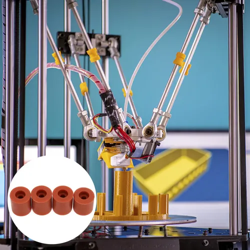 4 Piezas Soportes Sólidos Silicona Cama Caliente Impresora