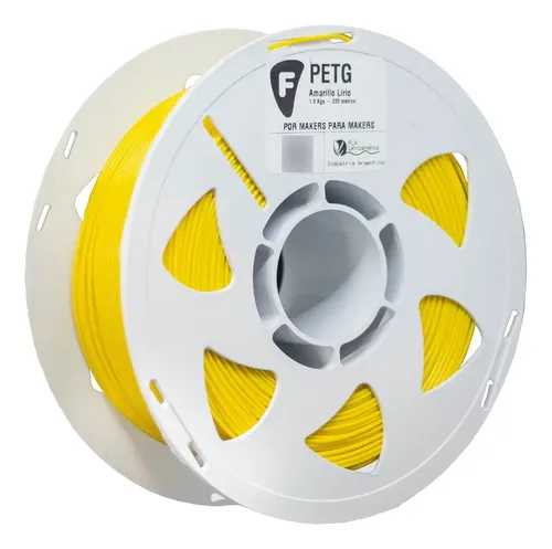 Filamento Petg Filar 1kg Para Impresora 3d Color Amarillo