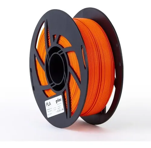 Filamento 3D Grilon3 PLA de 1.75mm y 1kg naranja flúor