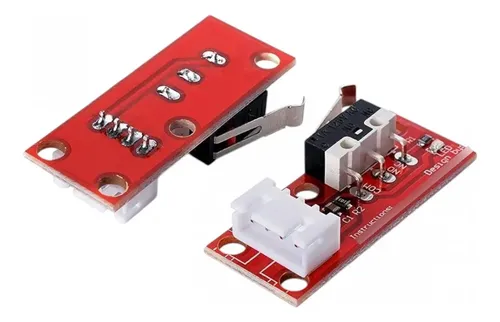 Endstop Mecanico Fin De Carrera + Cable Conector 3d Cnc